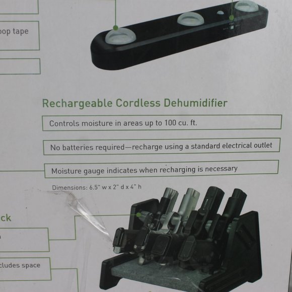 STACK-ON 3 Pieces Safe Accessory Kit:Led Motion Light, Dehumidifier, Pistol Rack - Picture 10 of 13